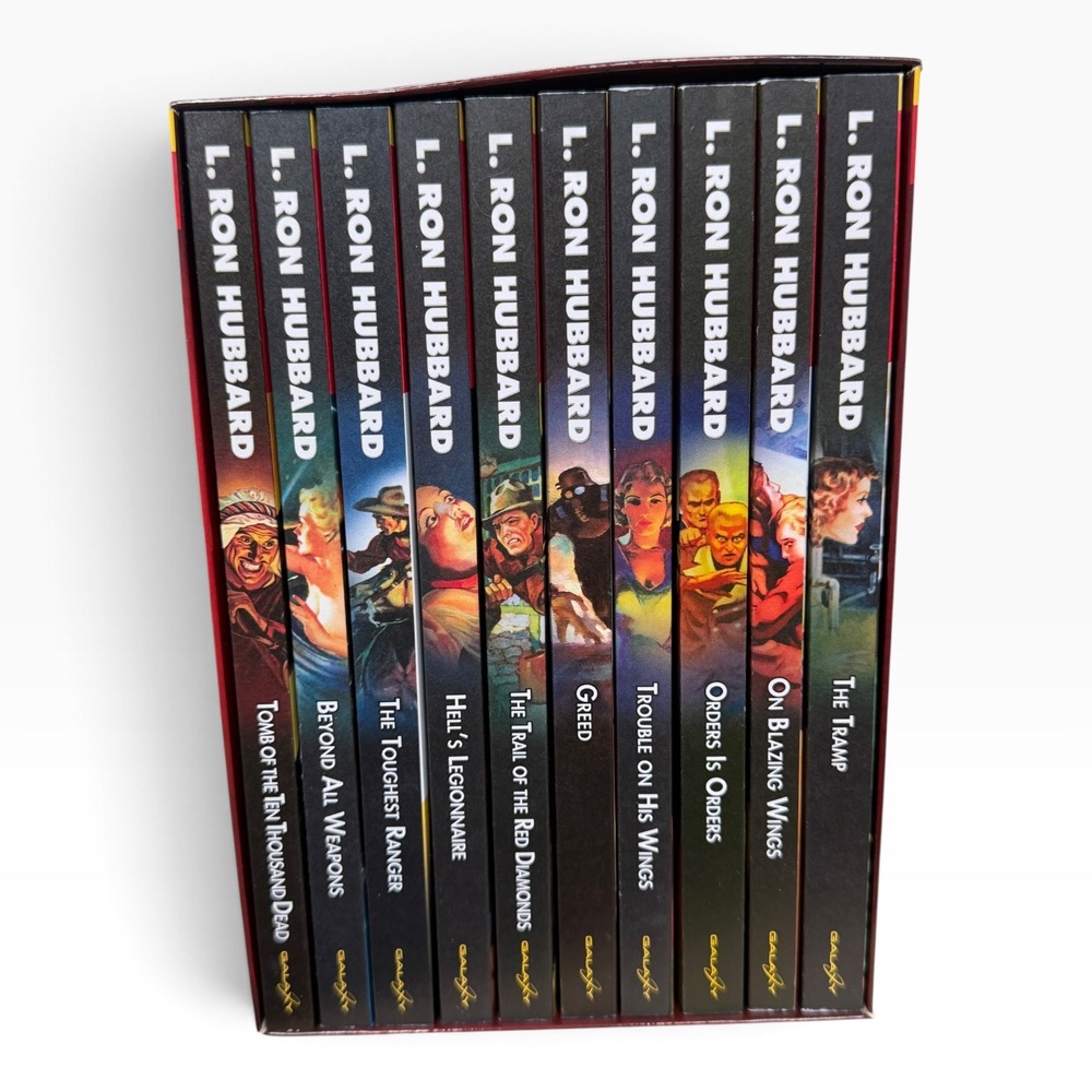 L. Ron Hubbard Stories from the Golden Age 10 Book Box Set Galaxy Press Pulp